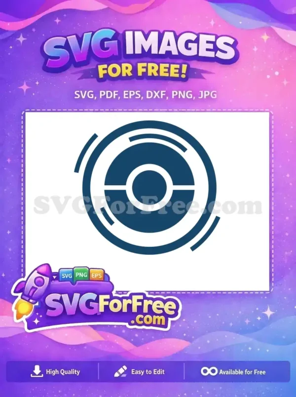 Free Poke Ball Style Free Modern HUD Pokemon Free SVG