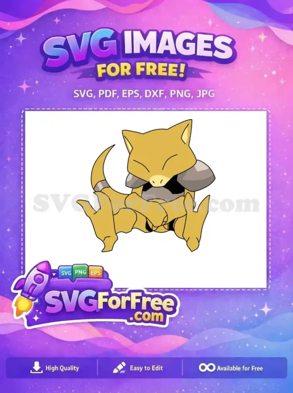 Free Sleeping Eyes Free Armor Detail Pokemon Cartoon Free SVG 1