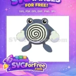 Free Swirl Belly Free Googly Eyes Pokemon Cartoon Free SVG - Instant Download