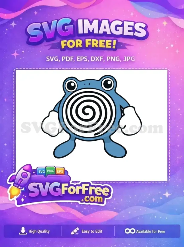 Free Swirl Belly Free White Glove Pokemon Free SVG