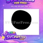 Free Black Circle Free Simple Silhouette Pokemon Free SVG - Instant Download