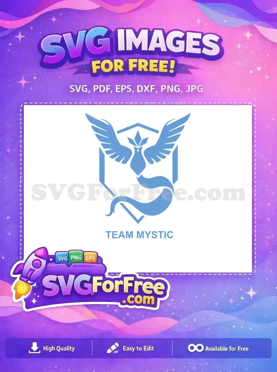 Free Articuno Pokemon Free Mystic Team Emblem Free SVG