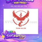 Free Fiery Moltres Free Pokemon Go Team Valor Free SVG - Instant Download