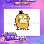 Free Psyduck Headache Free Cartoon Pokemon Funny Free SVG - Instant Download
