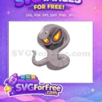 Free Angry Arbok Free Fire Eyes Pokemon Free SVG - Instant Download