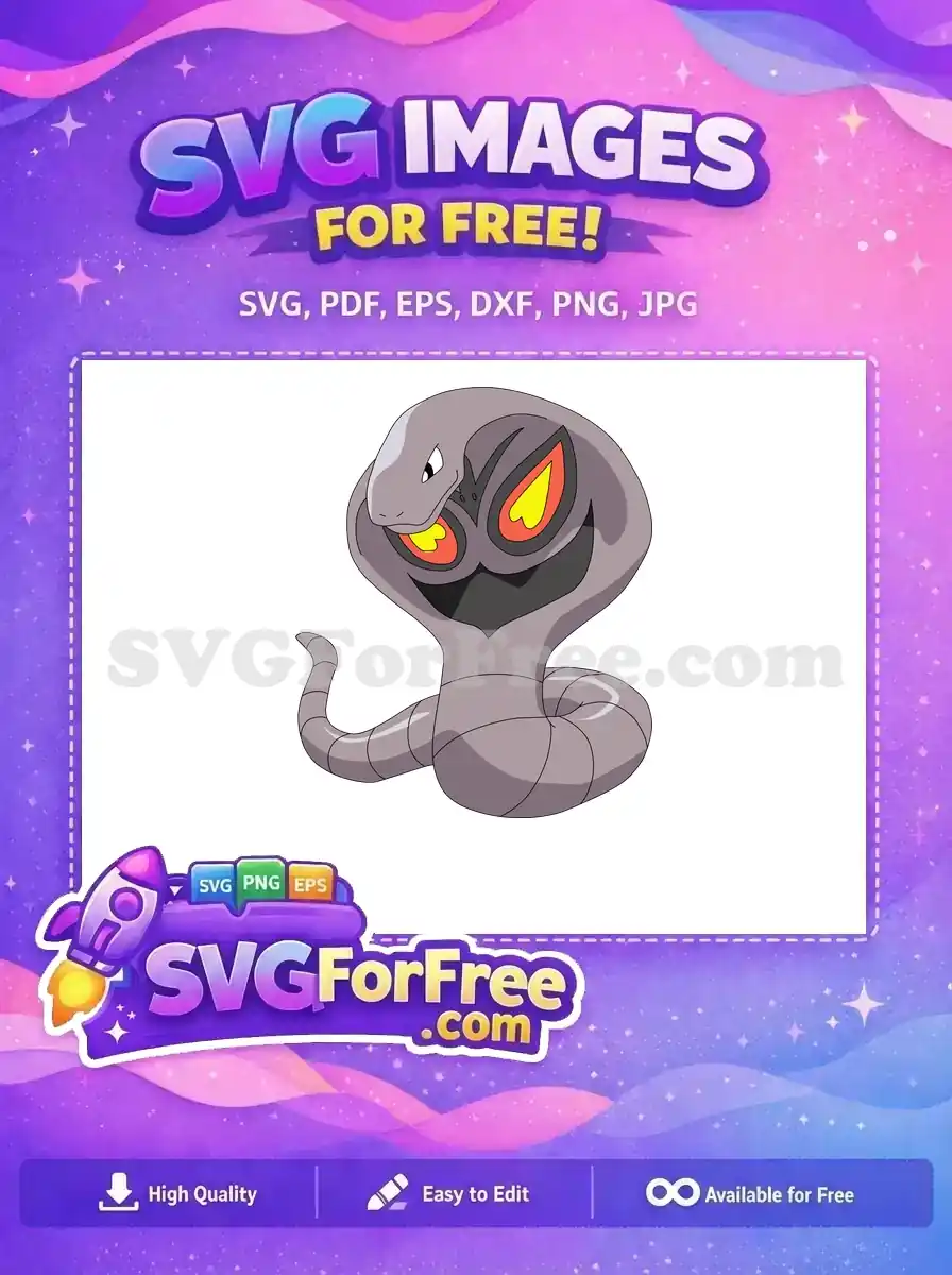 Free Angry Arbok Free Fire Eyes Pokemon Free SVG