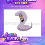 Free Arbok Angry Eyes Free Purple Snake Pokemon Free SVG - Instant Download