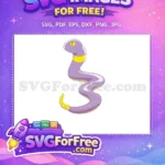 Free Yellow Eyes Free Purple Snake Pokemon Free SVG - Instant Download