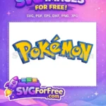 Free Yellow Blue Letters Free Pokemon Title Free SVG 1 - Instant Download