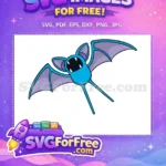 Free Zubat Pokemon Free Cartoon Purple Wings Pokemon Free SVG - Instant Download