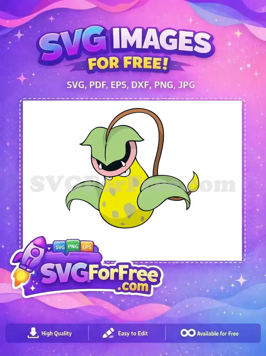 Free Angry Eyes Free Spotted Yellow Bellsprout Pokemon Free SVG