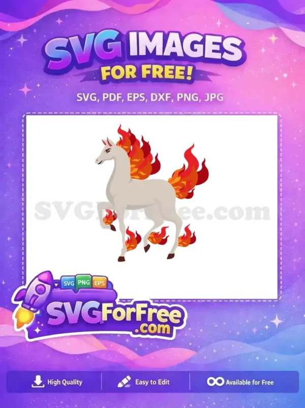 Free Rapidash Flames Free Pokemon Cartoon Free SVG