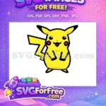 Free Smiling Cheeks Free Cartoon Standing Pokemon Free SVG - Instant Download