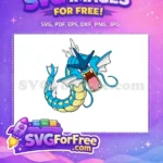 Free Angry Gyarados Free Pokemon Cartoon Free SVG 3 - Instant Download