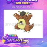 Free Angry Eyes Free Baby Pokemon Kangaskhan Free SVG - Instant Download