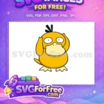 Free Confused Psyduck Free Pokemon Character Pokemon Free SVG - Instant Download