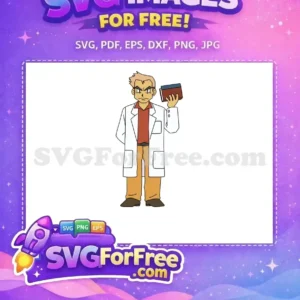 Free Angry Professor Oak Free Book Pokemon Free SVG