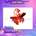 Free Red Mushroom Hat Free Googly Eyes Pokemon Free SVG - Instant Download