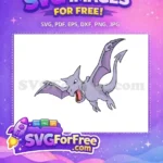 Free Angry Aerodactyl Free Flying Pose Pokemon Free SVG 2 - Instant Download