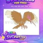 Free Brown Angry Fearow Free Bird Pokemon Free SVG - Instant Download