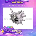 Free Shellder Pokemon Free Purple Cartoon Pokemon Free SVG - Instant Download