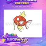 Free Orange Magikarp Free Derpy Pokemon Free SVG - Instant Download