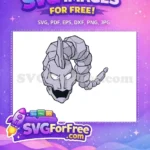 Free Angry Stone Onix Pokemon Free Cartoon Design Free SVG - Instant Download