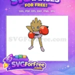 Free Hitmonlee Boxing Stance Free Pokemon Cartoon Free SVG - Instant Download
