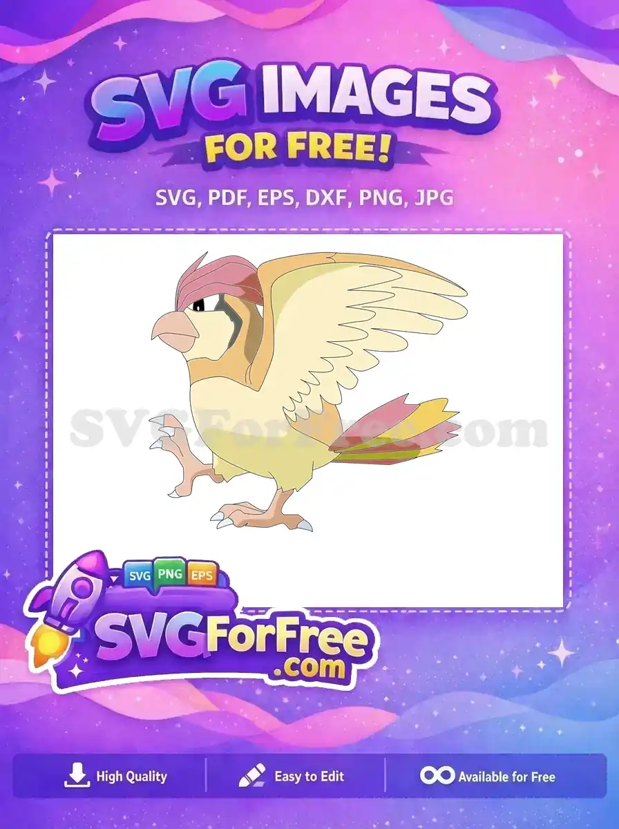 Free Pink Crest Free Angry Eyes Pokemon Free SVG