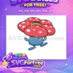 Free Red Spots Free Blue Body Pokemon Free SVG 2 - Instant Download