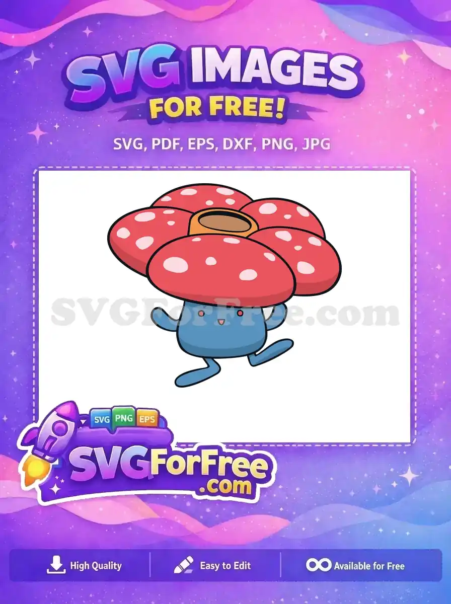Free Red Spots Free Blue Body Pokemon Free SVG 2