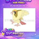 Free Angry Pidgeotto Pokemon Free Cartoon Bird Free SVG - Instant Download
