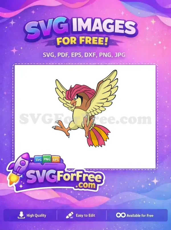 Free Angry Pidgeotto Free Flying Pose Pokemon Free SVG Free Angry Pidgeotto Free Flying Pose Pokemon Free SVG