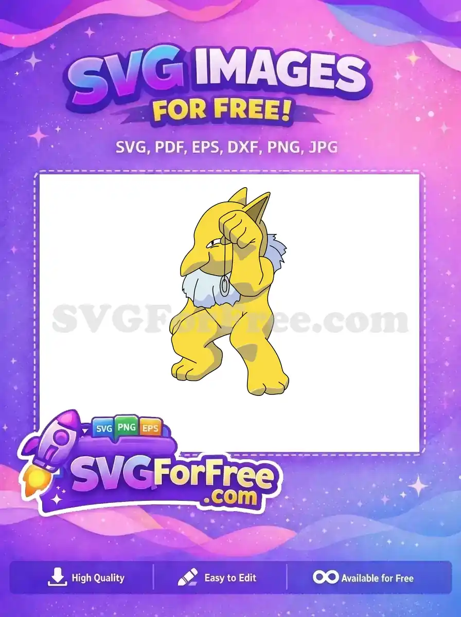 Free Yellow Pokemon Free Hypnotic Pendulum Cartoon Free SVG