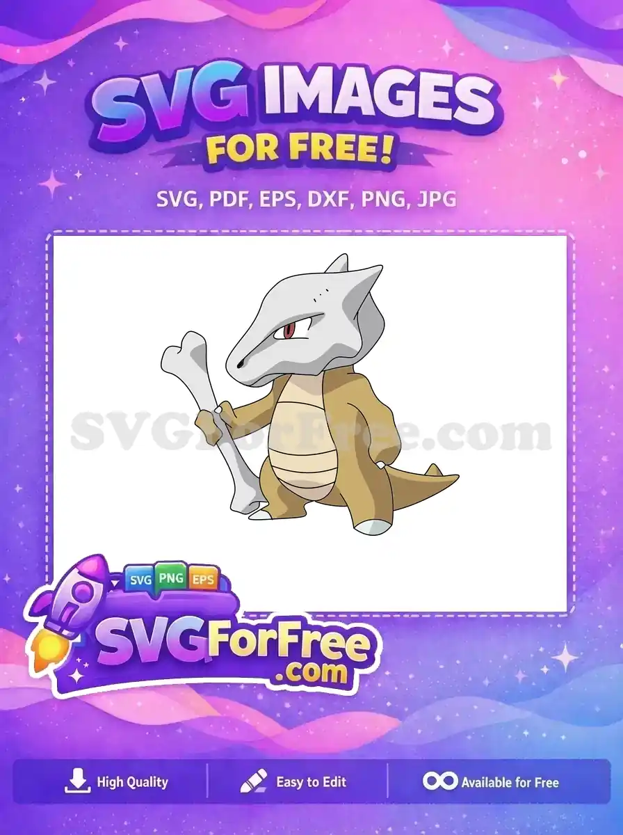 Free Bone Club Free Red Eyes Pokemon Free SVG