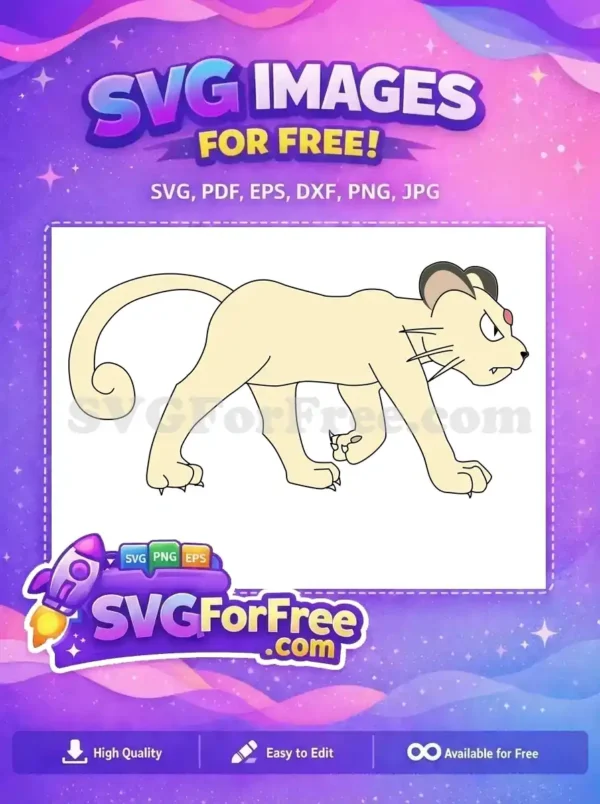 Free Persian Cat Pokemon Free Angry Eyes Pokemon Free SVG Free Persian Cat Pokemon Free Angry Eyes Pokemon Free SVG