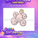 Free Angry Eggs Free Cracked Shells Pokemon Free SVG - Instant Download