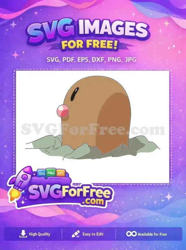 Free Pink Nose Free Cartoon Pokemon Burrow Free SVG Free Pink Nose Free Cartoon Pokemon Burrow Free SVG