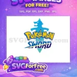 Free Zacian Silhouette Free Sword Logo Pokemon Free SVG - Instant Download