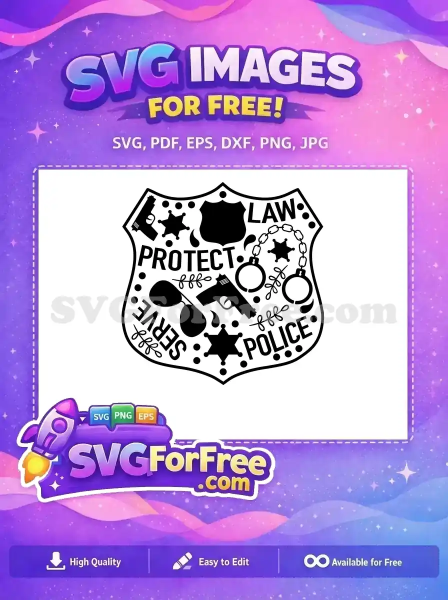 Free Detailed Police Free Silhouette Police Movie Free SVG