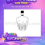 Free Crystal Shape Free Stars Potion Bottles Free SVG - Instant Download