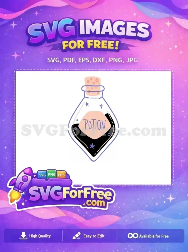 Free Cork Stopper Free Stylish Potion Bottle Silhouette Free SVG Free Cork Stopper Free Stylish Potion Bottle Silhouette Free SVG