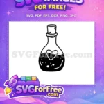 Free Heart Potion Free Bubbles Halloween Free SVG 1 - Instant Download