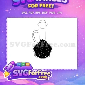Free Black Stars Potion Free Bottle Silhouette Halloween Free SVG Free Black Stars Potion Free Bottle Silhouette Halloween Free SVG