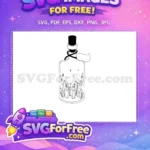 Free Crystal Gems Free Potion Bottle Silhouette Free SVG 2 - Instant Download