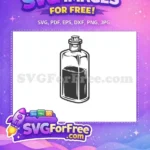 Free Glass Potion Free Cork Detail Halloween Free SVG 2 - Instant Download