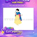 Free Snow White Bird Free Classic Dress Scene Free SVG - Instant Download