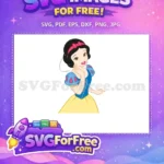 Free Smiling Snow White Free Pink Bow Classic Movie Free SVG - Instant Download