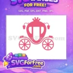 Free Carriage Silhouette Free Princess Disney Movie Free SVG - Instant Download