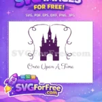 Free Purple Silhouette Castle Free Disney Princess Free SVG - Instant Download